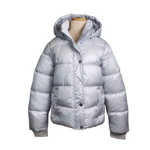 Gap Coldcontrol Max Gray/ Silver Puffer Jacket size XS